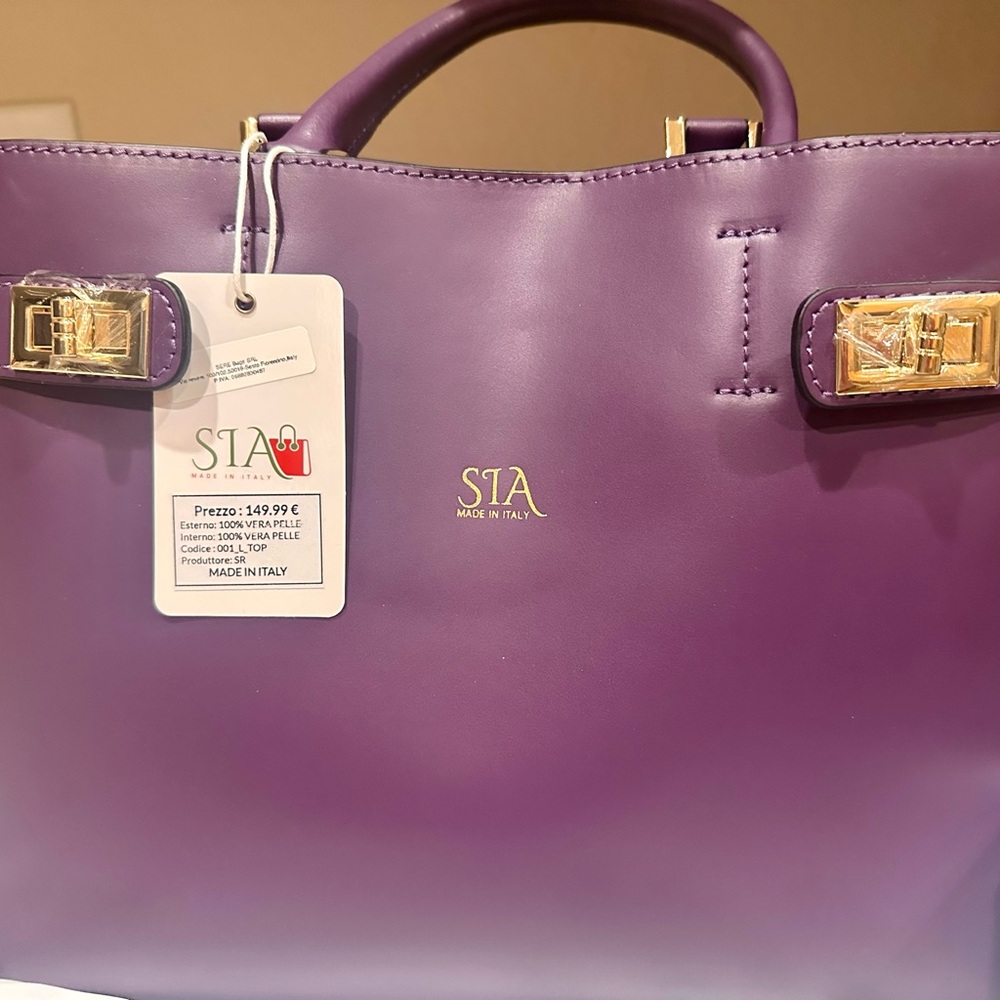 Sia leather handbag